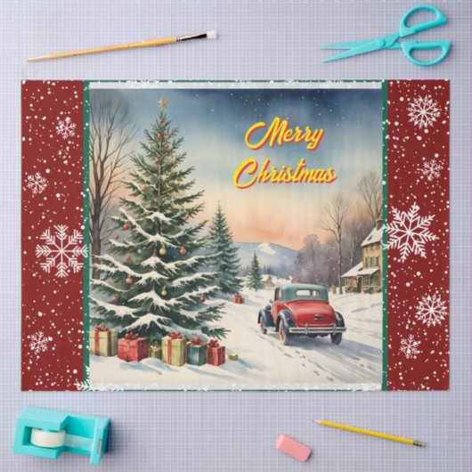 ビューティフルクリスマスフェスティバルトレンディーコレクション 薄葉紙 (クラフト)