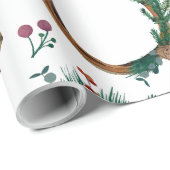 ビューティフルクリスマス心地よいホリデーシーズン ラッピングペーパー (ロールコーナー)