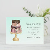 ビューティフルグラムパーティーケーキ誕生日 セーブザデート (スタンド正面)