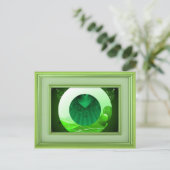 ビューティフルグリーンノテカード ポストカード (スタンド正面)