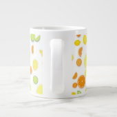 ビューティフルグリーン&イエローレモン ジャンボコーヒーマグカップ (裏面)