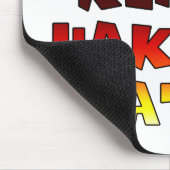 ビューティフルケニアアメーカラフルジング文字引用文デザイン マウスパッド (コーナー)