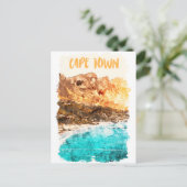 ビューティフルケープタウンテーブルマウンテンエアリアルビュー ポストカード (スタンド正面)