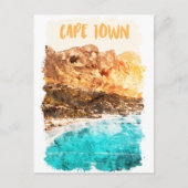 ビューティフルケープタウンテーブルマウンテンエアリアルビュー ポストカード (正面)