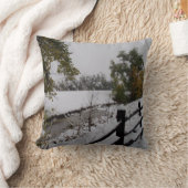 ビューティフルコロラドランチ装飾用クッション クッション (ブランケット)