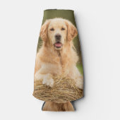 ビューティフルゴールデンレトリバークールボトル ボトルクーラー (正面)