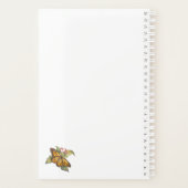 ビューティフルゴールデン（昆虫）オオカバマダラ、モナーク絵画バタフライズ プランナー手帳 (裏面)