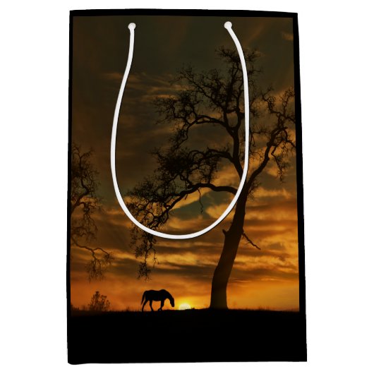 ビューティフルサウスウエストホース抱き枕 ミディアムペーパーバッグ (正面)