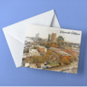 ビューティフルサクラメントカリフォルニアシティビュー ポストカード