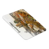 ビューティフルサクラメントカリフォルニアシティビュー マグネット (右側)