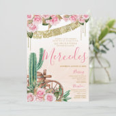 ビューティフルサボテンバラウエスタンチャロキンセアニェラ 招待状 (スタンド正面)