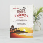 ビューティフルサマー招待状 招待状 (スタンド正面)