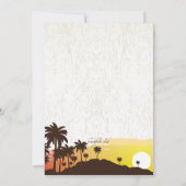 ビューティフルサマー招待状 招待状 (裏面)