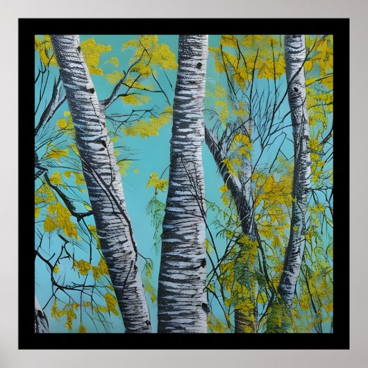 ビューティフルサマー樺の木 ポスター (正面)