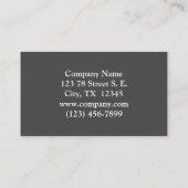 ビューティフルサマー樺の木 名刺 (裏面)