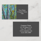 ビューティフルサマー樺の木 名刺 (正面/裏面)