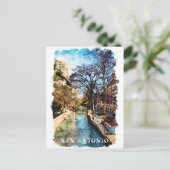 ビューティフルサンアントニオテキサス州ヴィンテージシティ ポストカード (スタンド正面)