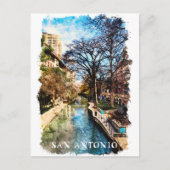 ビューティフルサンアントニオテキサス州ヴィンテージシティ ポストカード (正面)
