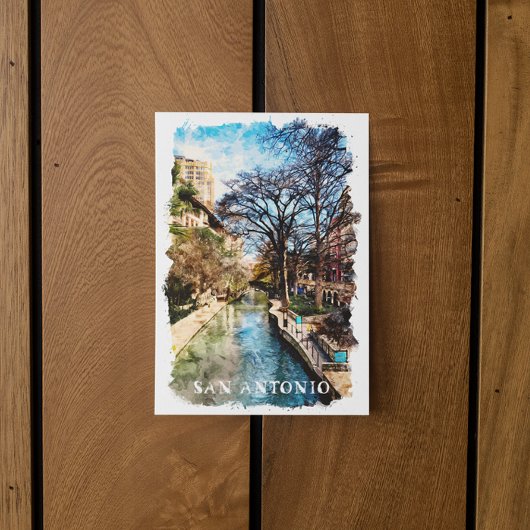 ビューティフルサンアントニオテキサス州ヴィンテージシティ ポストカード