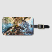 ビューティフルサンアントニオテキサス州ヴィンテージシティ ラゲッジタグ (正面横)