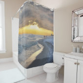 ビューティフルサンセットアットペンサコラビーチ（フロリダ） シャワーカーテン (インサイチュ)