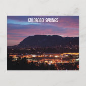 ビューティフルサンセットオーバーコロラド春ズコロラド ポストカード (正面)