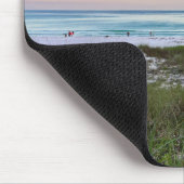 ビューティフルサンセットビーチ写真カスタム都市 マウスパッド (コーナー)