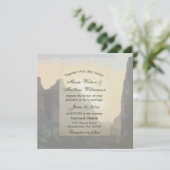 ビューティフルサンセット結婚式招待状 招待状 (スタンド正面)