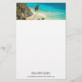 ビューティフルサンディビーチトロピカルパラダイス 便箋 (正面)