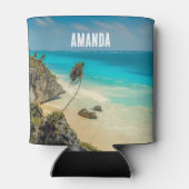 ビューティフルサンディビーチトロピカルパラダイス 缶クーラー (裏面)