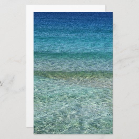 ビューティフルサンディビーチ 便箋 (正面/裏面)