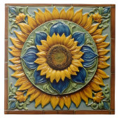 ビューティフルサンフラワーズトレンディーコレクション タイル (正面)