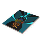 ビューティフルシアン抽象芸術アートプリント タイル (側面)