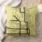 ビューティフルシカゴプライド地下鉄ストップヴィンテージ クッション (ブランケット)