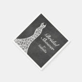 ビューティフルシャルボードブライダルシャワーナプキン スタンダードカクテルナプキン (角)