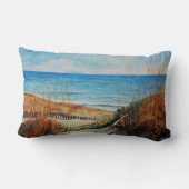 ビューティフルショアビーチランドスケープアート ランバークッション (裏面)