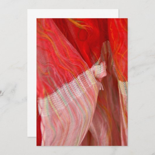 ビューティフルシルクスカーフ招待状 招待状 (正面/裏面)