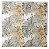 ビューティフルシルバー金ゴールドパーム離れズ タイル (正面)