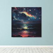 ビューティフルシーキャンバスアート キャンバスプリント (インサイチュ (ウッドフロア))