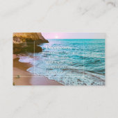 ビューティフルシーサイドビーチサンセット 名刺 (裏面)