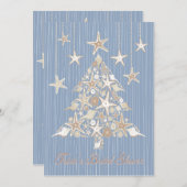 ビューティフルシーシェルブライダルシャワー招待状 招待状 (正面/裏面)