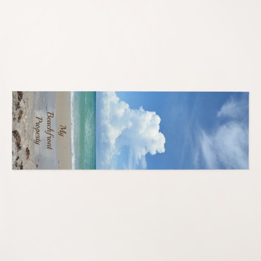 ビューティフルシースケープビーチヨガマット ヨガマット (正面(横))