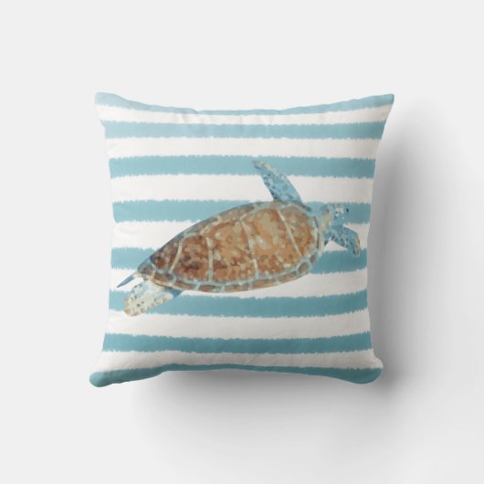 ビューティフルシータートルアート装飾用クッション クッション (裏面)