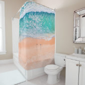 ビューティフルシービーチ シャワーカーテン (インサイチュ)