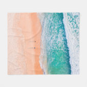 ビューティフルシービーチ フリースブランケット (正面(横))