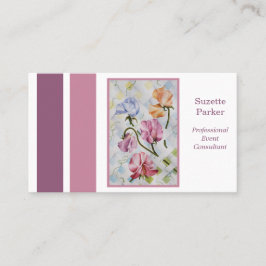 ビューティフルスイートピーフラワーイベントプランナー 名刺
