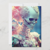 ビューティフルスケルトンブライド結婚式招待状 招待状 (正面)