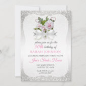 ビューティフルスワン誕生日 招待状 (正面)