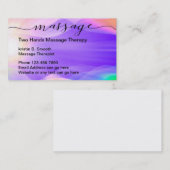 ビューティフルゼンマッサージセラピー 名刺 (正面/裏面)