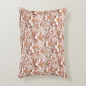 ビューティフルソフトピンクパステルフローラ アクセントクッション (正面(垂直))